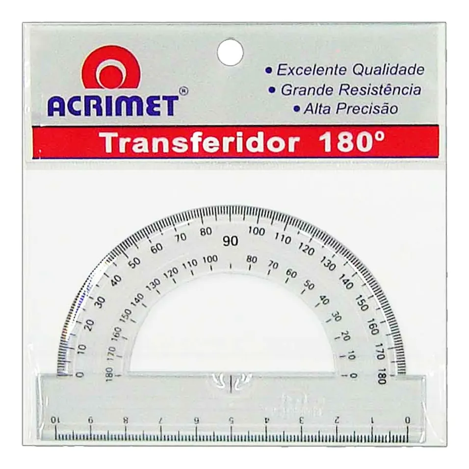 Transferidor Escolar 180º Acrimet